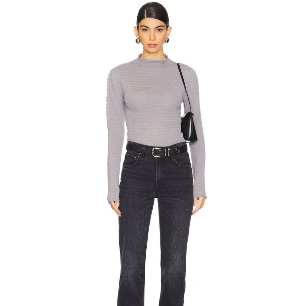 Rolla's Edgar Mock Neck Knit Top | NWT